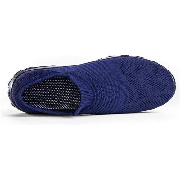 Women's Walking Shoes Sock Sneakers - Mesh Slip On Air Cushion Lady Girls - Picture 5 of 7